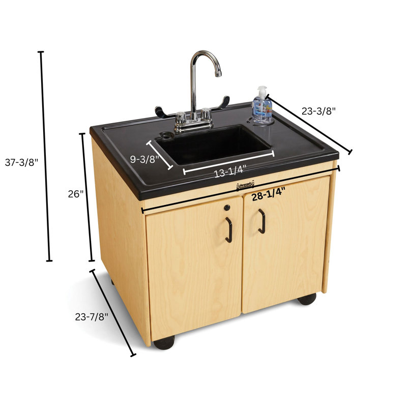 Jonti-Craft® Clean Hands Helper Portable Sinks