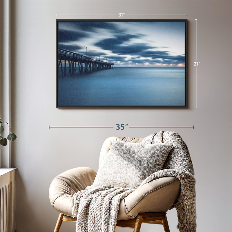 Impression sur toile Virginia Beach, H 21 po x l 31 po