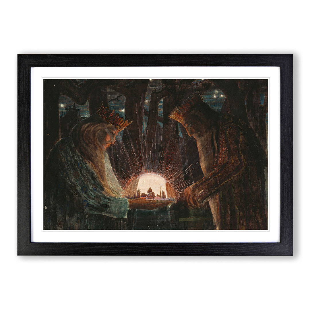 Fairy Tale of Kings by Mikalojus Konstantinas - Framed Print