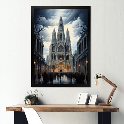 Rouen, cathédrale française sur toile
