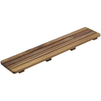 Groove Teak Drain Cover 32" Receptor