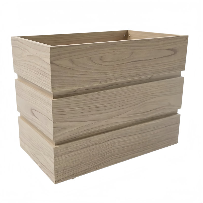 14 In. H Rectangular Aluminium Planter Pot, 14.38" H x 18" W x 11" D, Ash Brown