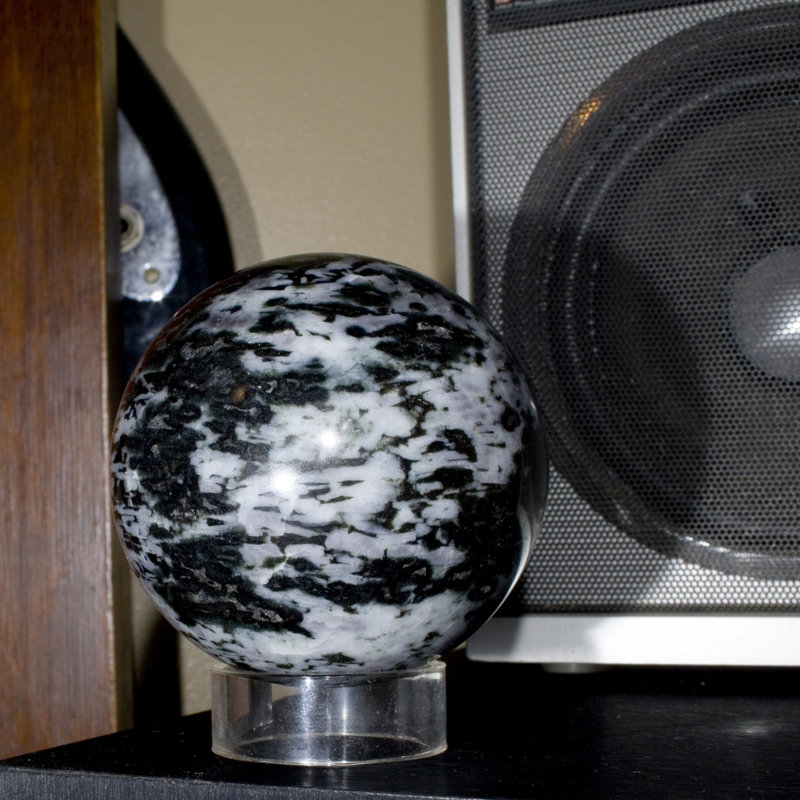 Grande sphère Arene Indigo Gabbro