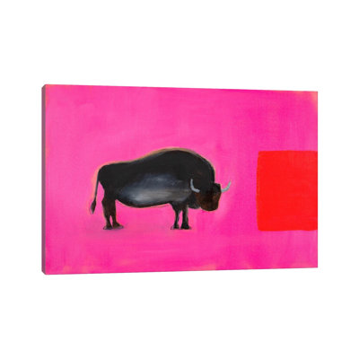 Bison by Andrew Squire - Wrapped Canvas Painting