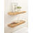 Two-Piece Rattan Shelf Set