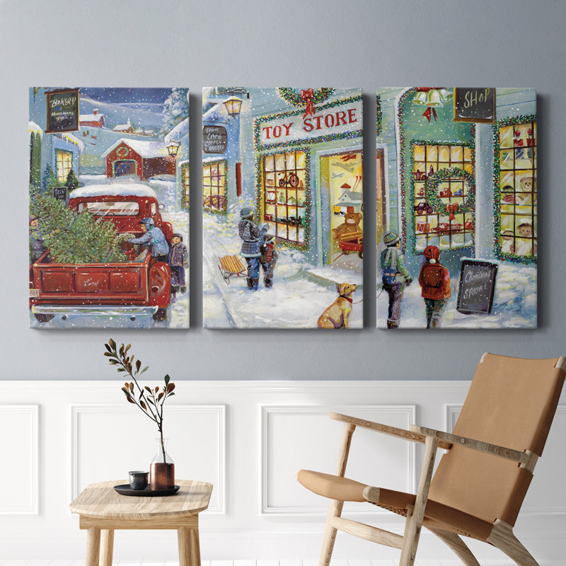 " Toy Shop " 3 - Pieces, 40" H x 60" W x 1" D