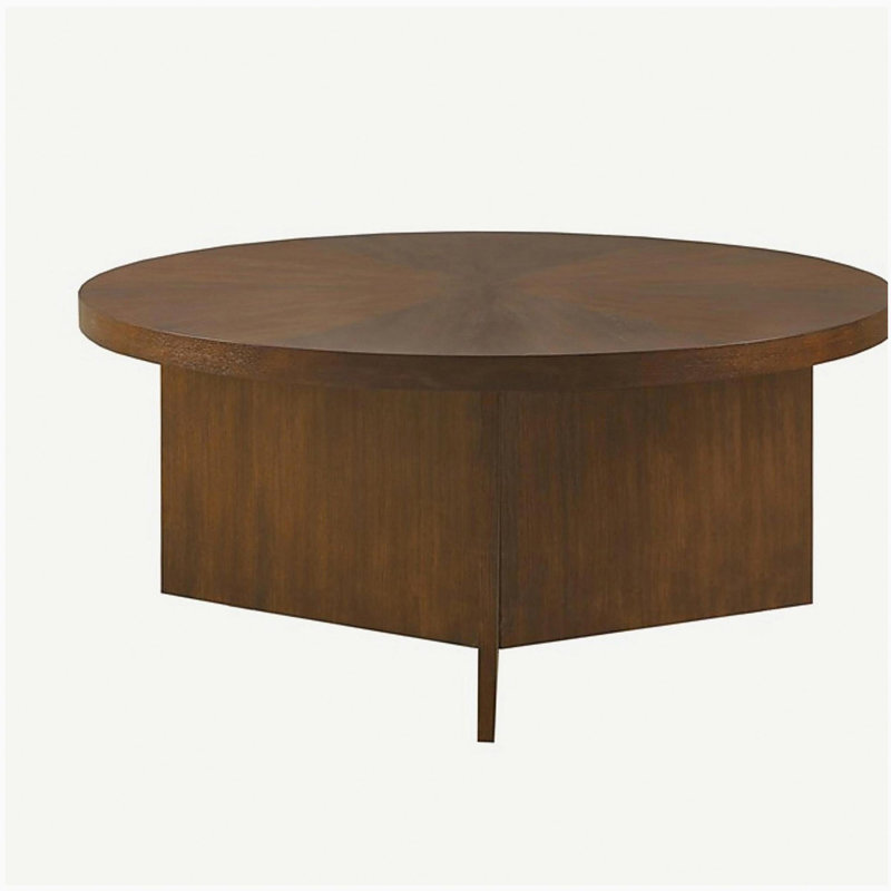 1 table basse ronde PCS - brun
