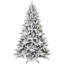 Arbre de Noël 7 pi avec 1514 pointes, arbre à charnières en PVC réaliste pour décoration des Fêtes-118439169