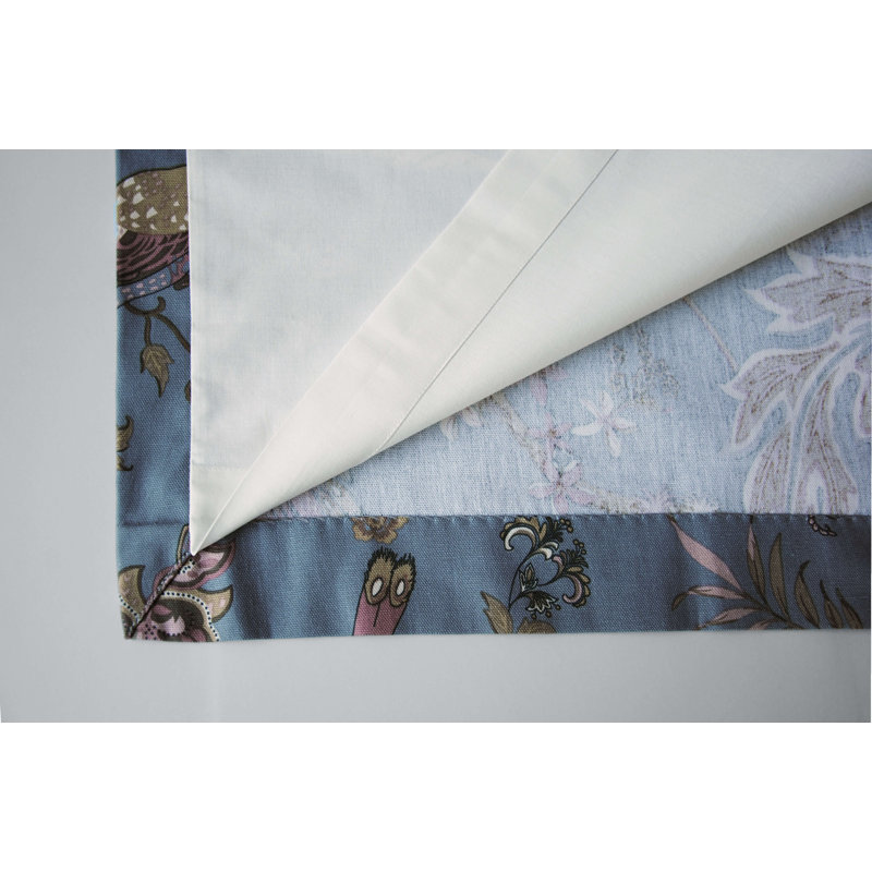 Powis Pencil Pleat Room Darkening Curtain, Duck Egg, 165cm Width x 137cm Drop