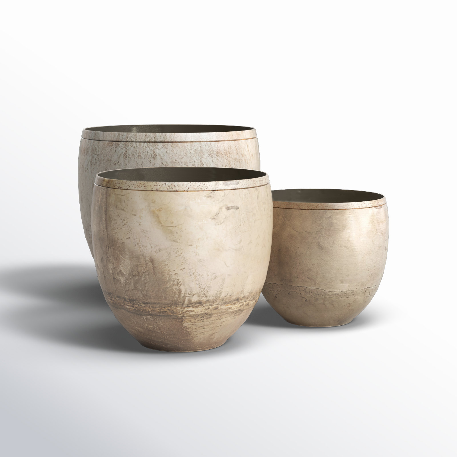 Cinderford Metal Pot Planter