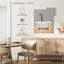 Impression sur toile, girafe et baignoire-532701433