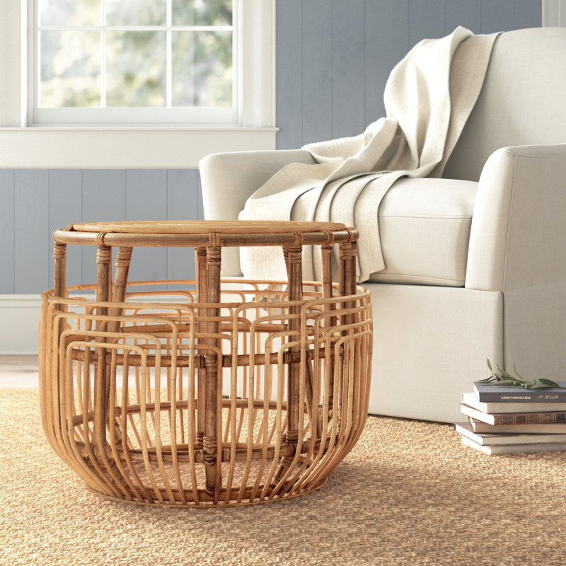 Manda 23.6" Wide Round Standard Ottoman