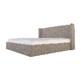 Chloe Upholstered Wingback Bed