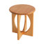 Table d'appoint géométrique moderne en pin