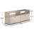 Lateafa 59.05'' Wide 2 - Shelf Storage Cabinet-154081383