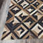 Tapis géométrique brun en peau de vache patchwork_8,83 x 12 pi-2123701249