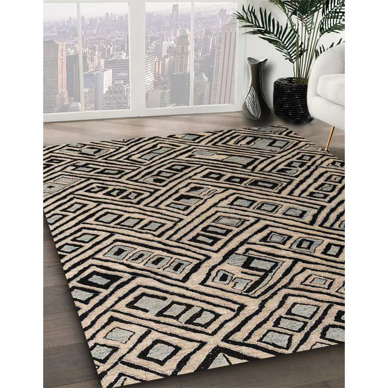 Abstract Indoor Rug, Square 6'
