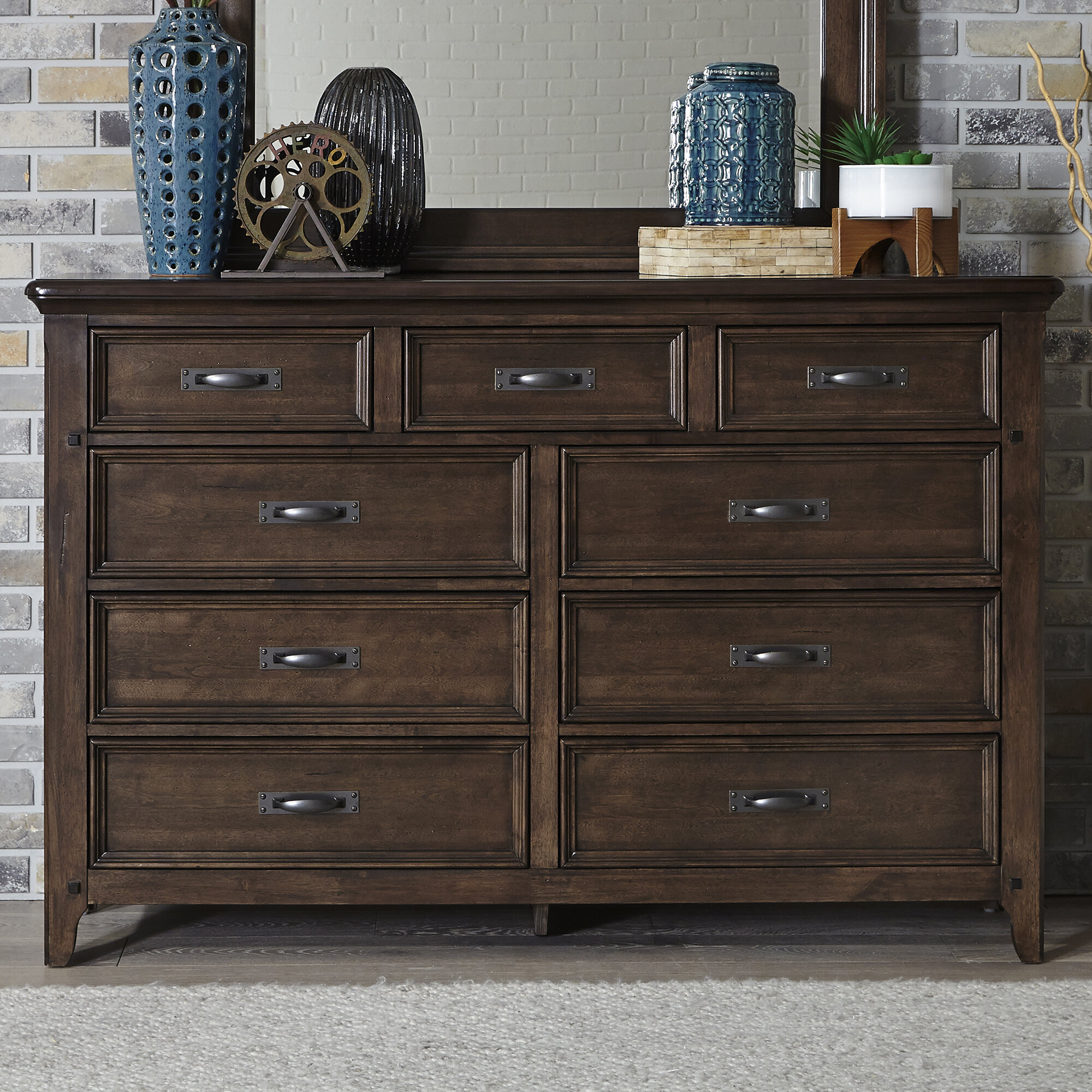 Lark Manor Chronister 9 - Drawer Dresser & Reviews 