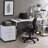 Erik Rectangular Writing Desk with Metal Frame-1278992092