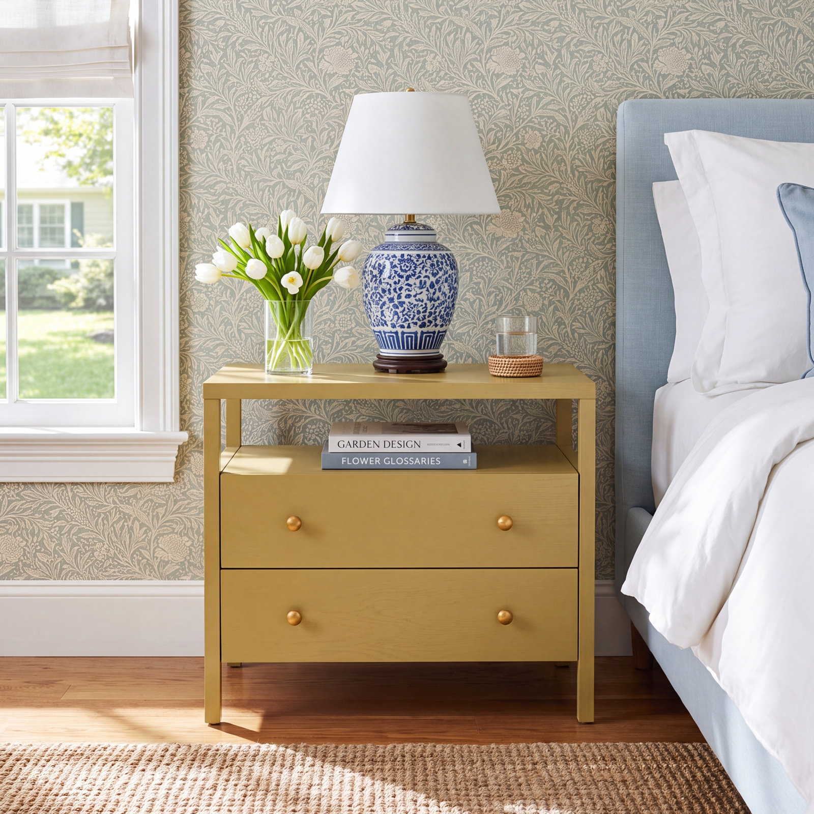 Gracie 2 - Drawer Nightstand, Olive Green