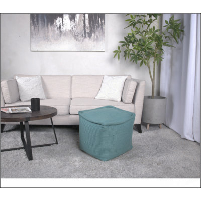 Hansolo Yarn Square Pouf,Comfortable choice, multiple functions, classic design, and cozy corners