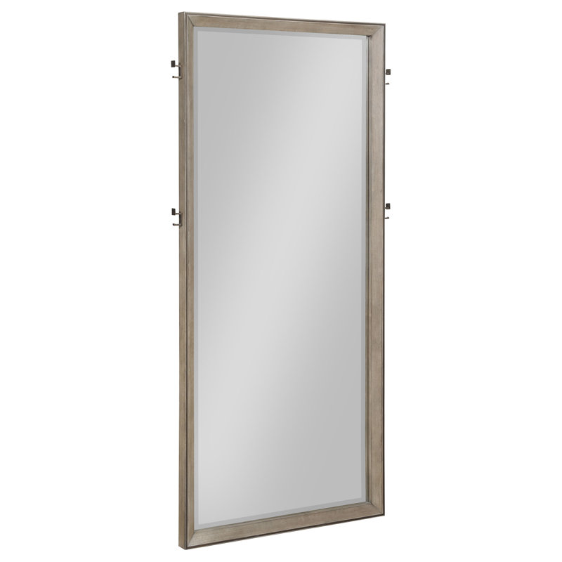 Carlwirt 80-inch Standing Floor Mirror Washed Oak, Washed Oak