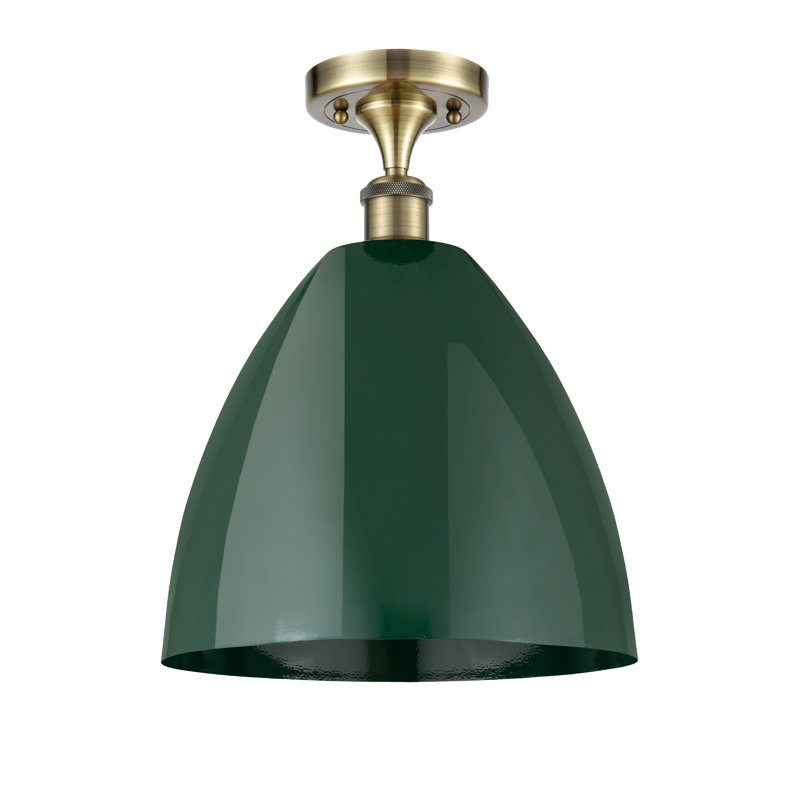 Semi encastrement, Laiton antique, Vert