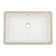 Kichae 18×12'' Ceramic Rectangular Undermount Bathroom Sink with Drain and Overflow