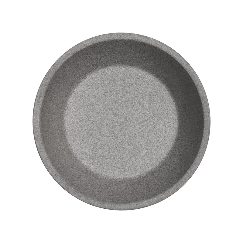 Yuka Handmade Earthenware Appetizer Plate, Gray