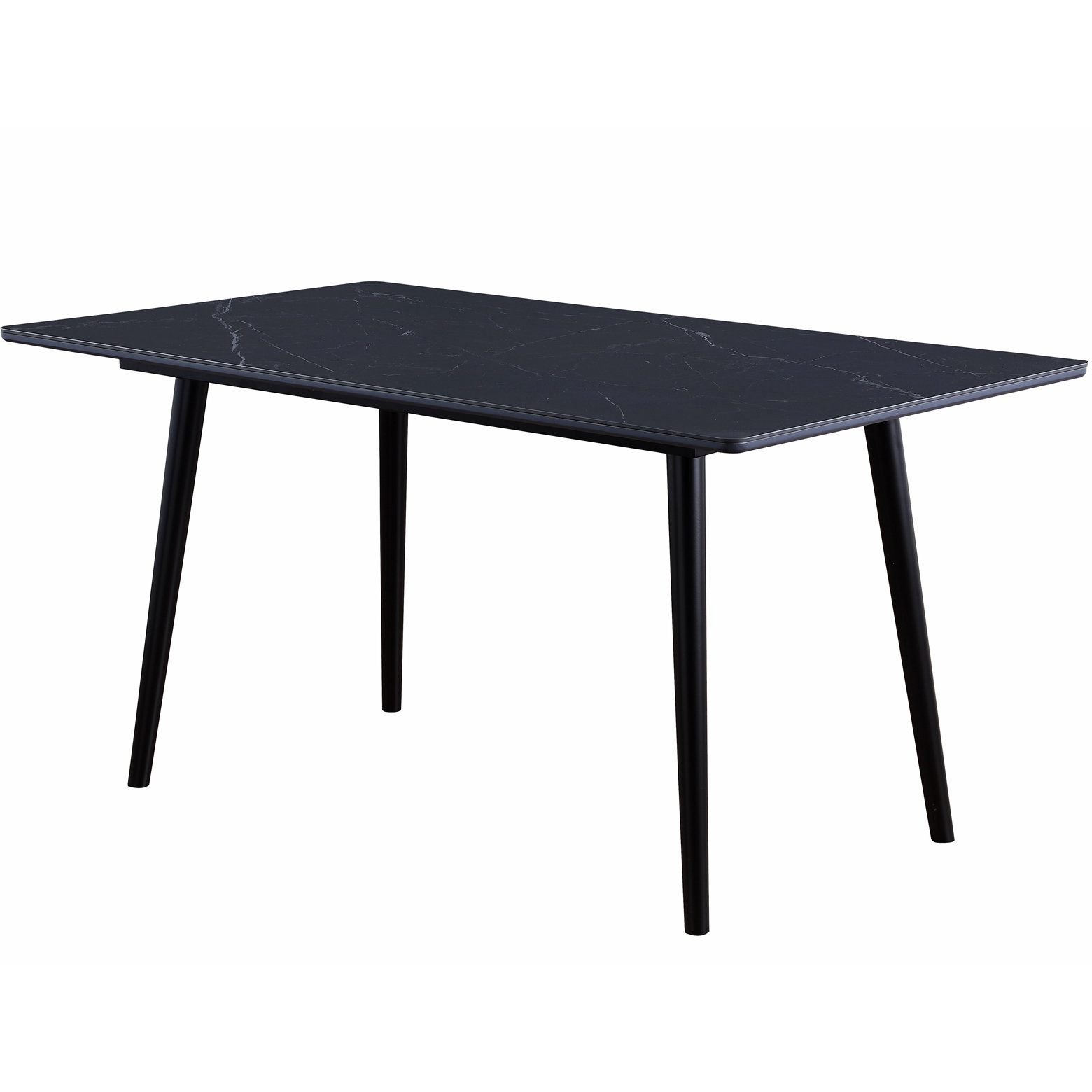 Ivy Bronx Modern Contemporary Dining Table 1Pc Sintered Stone Table ...