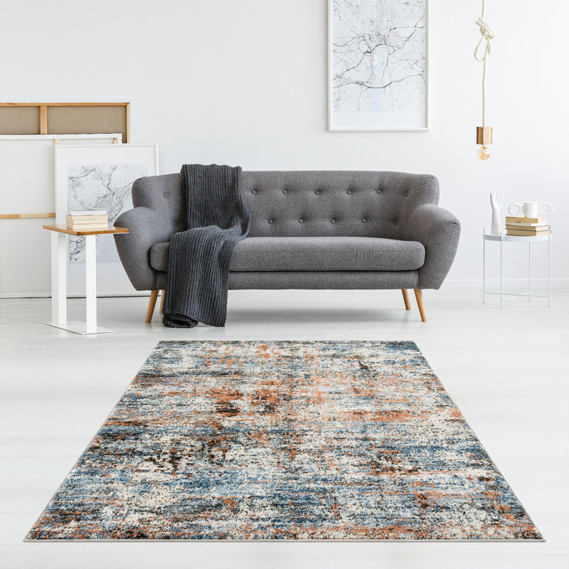Abstract Area Rug, Rectangle 5' x 7'