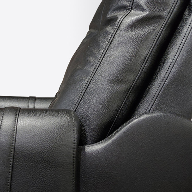 Ergonomic 360°Rotating Recliner with Wide Backrest, Black