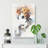Beagle Dog In Abstract - Wrapped Canvas Painting-55314245