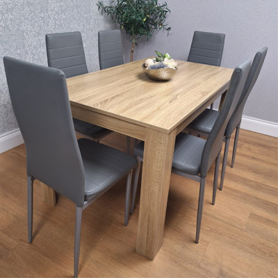 Anacelis 6 - Person Dining Set