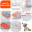 Siphon pliable pour chat 37x14x15in