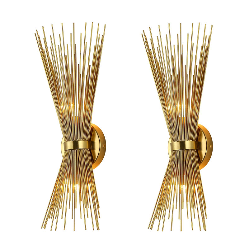 Wallchiere;Candle Wall Light, Gold, Gold