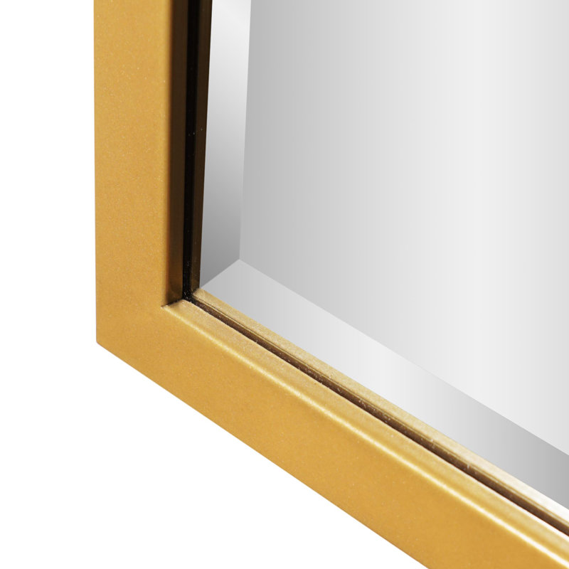 Miroir de salle de bain Wilguy, 24 po x 30 po, Laiton