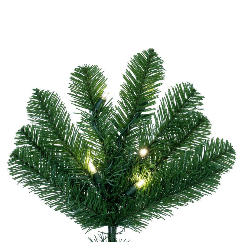 6' H Lighted Artificial Pine Christmas Tree