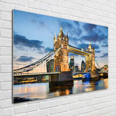 Tower Bridge London 1 Piece Wall Art on Glass