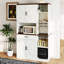 Buffet 71 "avec garde-manger et armoire de cuisine 71" Farmhouse Kitchen Buffet