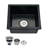 18.11'' L Undermount Single Bowl Quartz Kitchen Sink