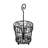 Scroll Metal Round Utensil Crock