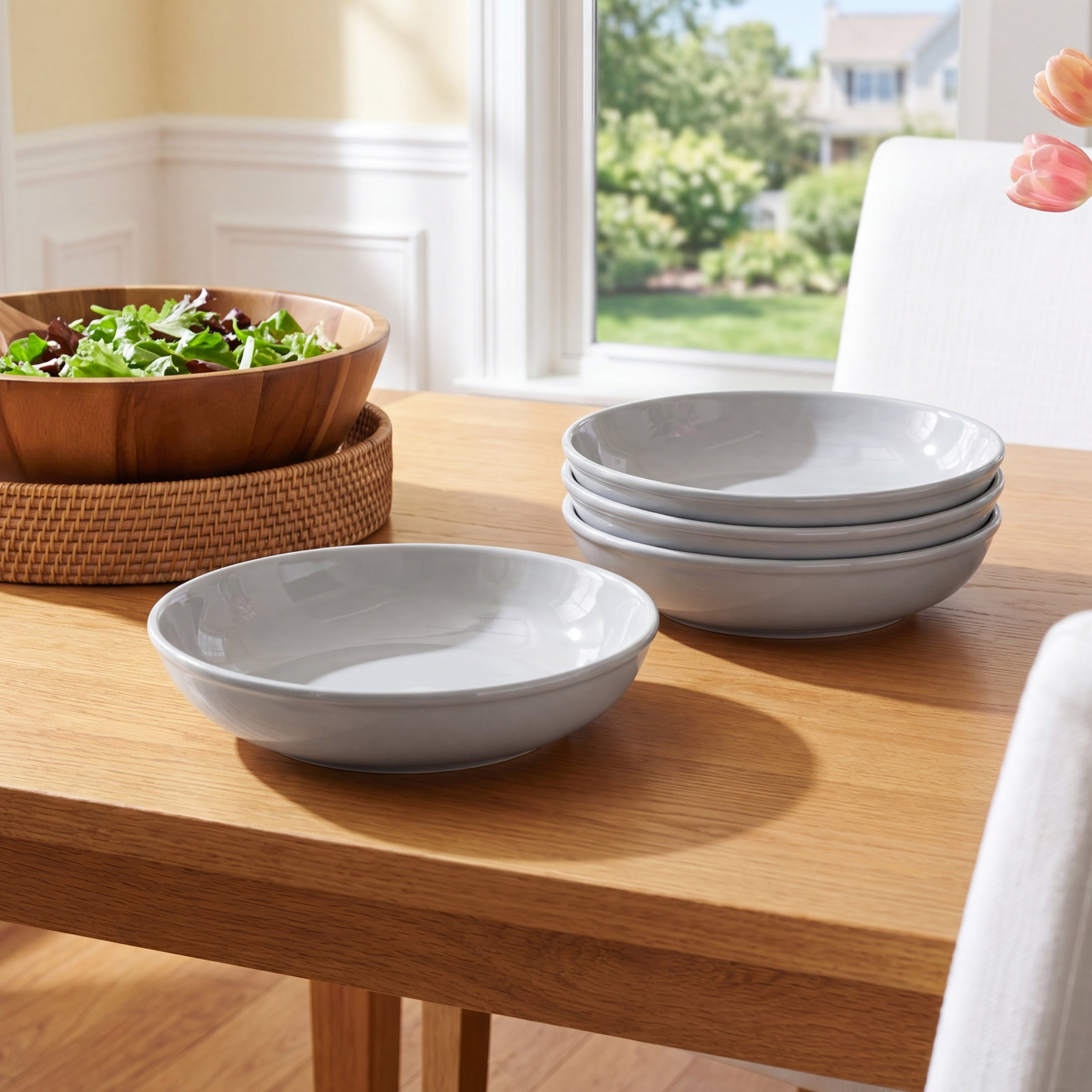 Sophie Conran Stoneware Pasta Bowl, Gray