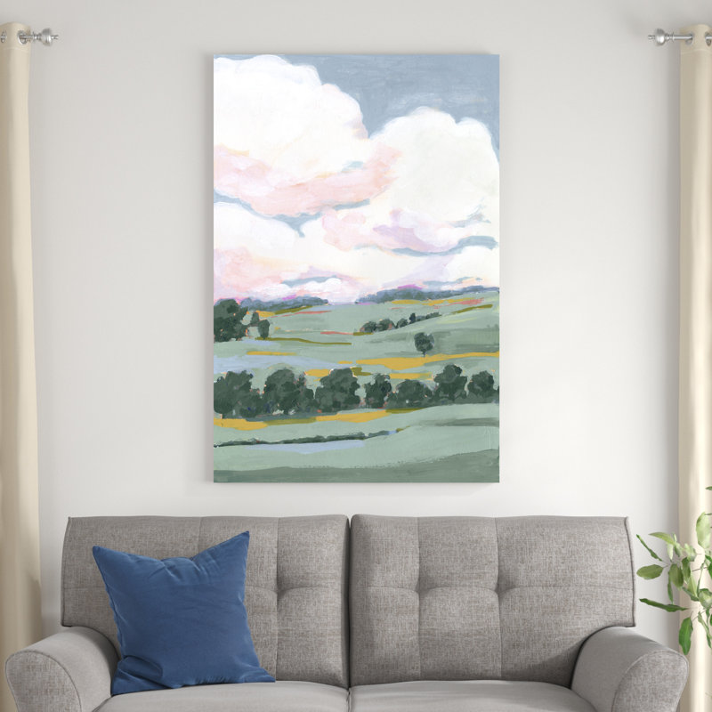 Vue pastel II, H 48 po x l 32 po x P 1 po