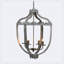 Lustre géométrique en fer 4 lumières Chadha