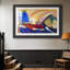 Tableau avec troïka, 1911 - Wassily Kandinsky - Reproduction encadrée sur mesure-1786500307-1786500313-1786500317