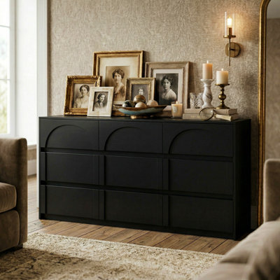 9-Drawer Sideboard With Elegent Design
