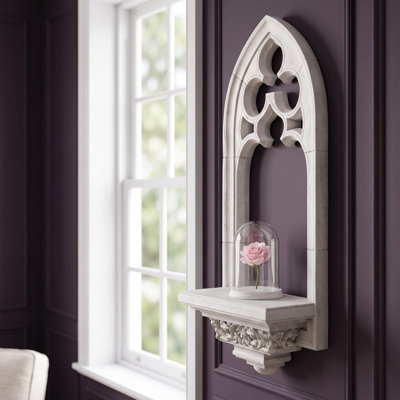 Reims Cathedral Tracery Accent Shelf