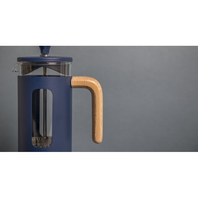 La Cafetière Pisa 3-Cup Cafetière, Pink, Navy