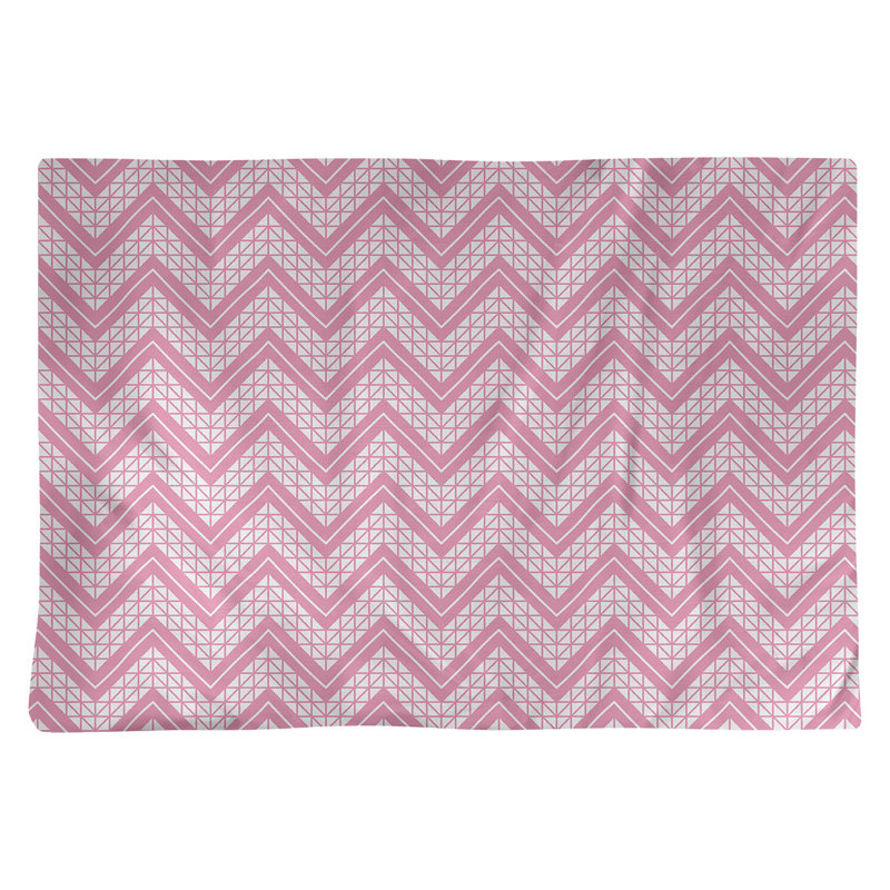 Récapitulatif de coton 18 po à la main classic Stephenie, Rose pâle / Gris, Coton